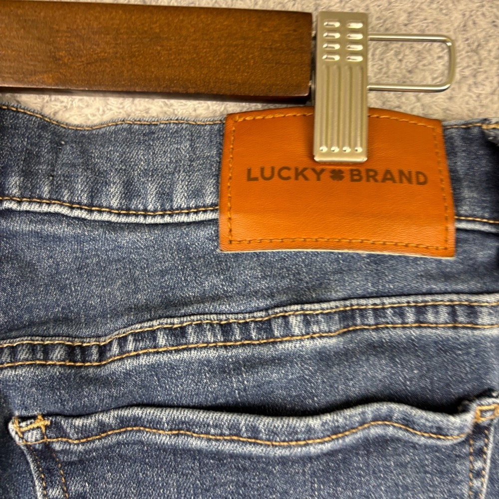 Lucky Brand Jeans Womens 6/28 Blue Sweet Mid Rise Boot Cut Dark Wash Stretch - Picture 5 of 11